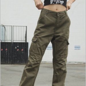 Brandy Melville green Piper pants